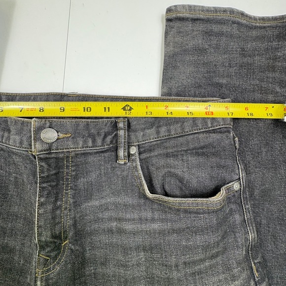 Banana Republic Straight Fit Men's Dark Wash Denim Jeans 34W 34L - Picture 7 of 12